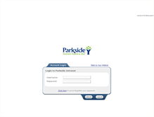 Tablet Screenshot of intranet.parksideinc.org